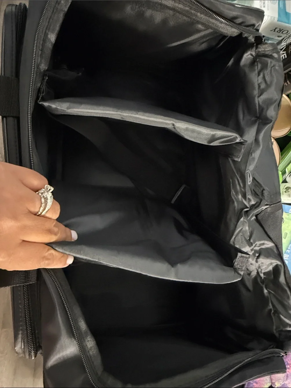 SNKR Black Duffel Bag- fits 3 pairs